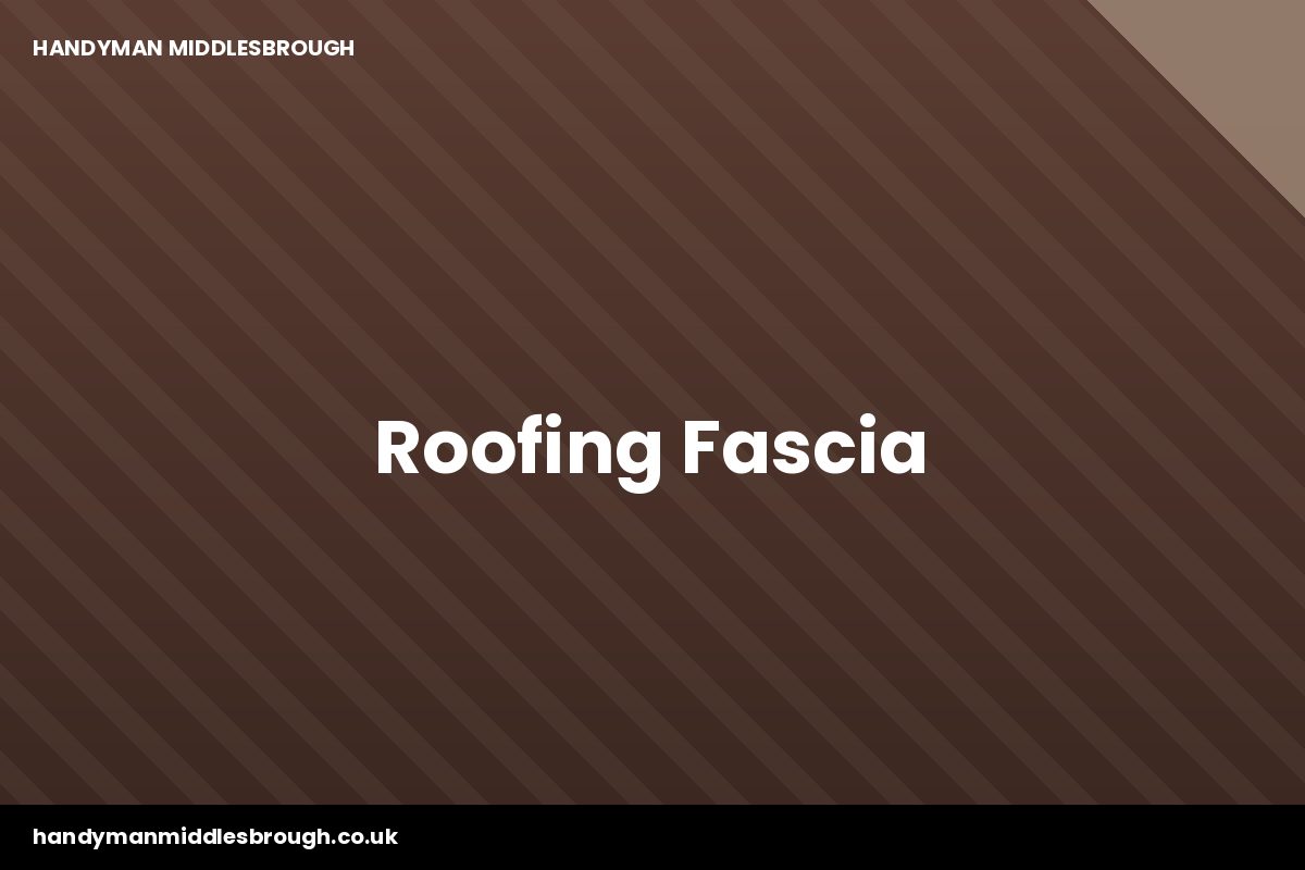 New uPVC fascias and soffits