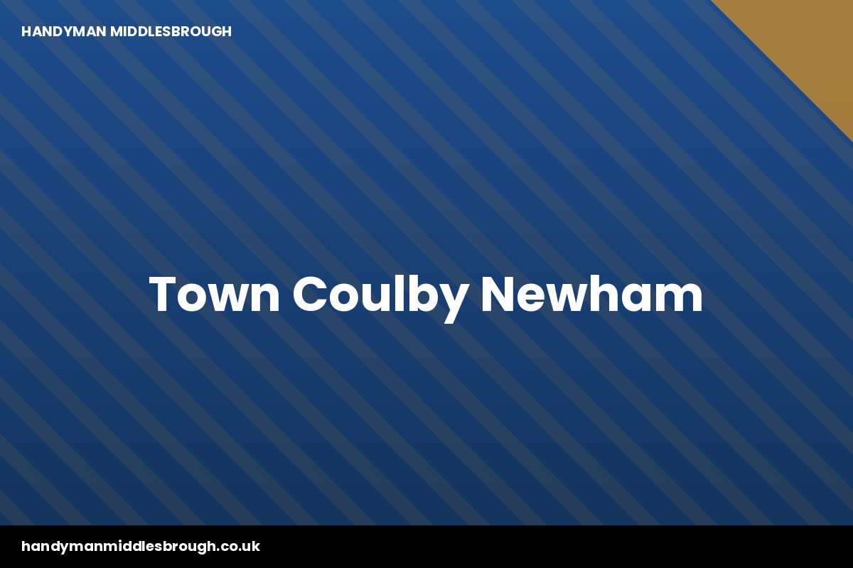 Coulby Newham housing estate and parade of shops