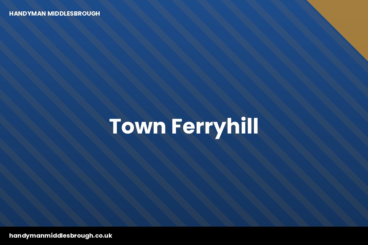 Ferryhill town centre and Market Street