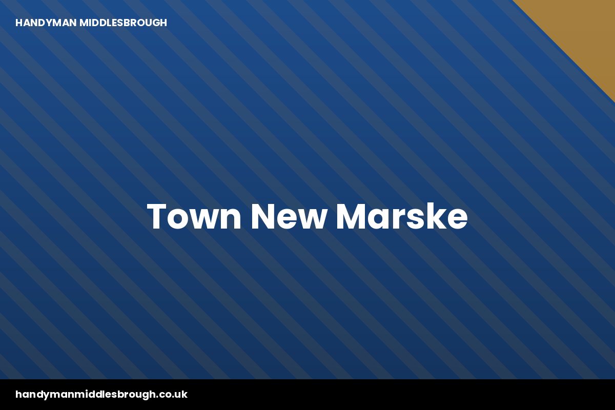 New Marske village housing inland from the Cleveland coast